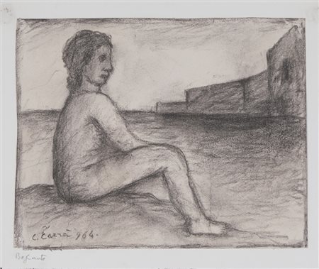 Carlo Carrà , Bagnante