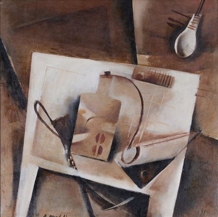 Alberto Manfredi , Natura morta con la lampadina