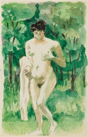 Gabriele Mucchi , Nudo nel verde