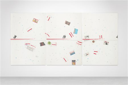 Alighiero Boetti , Senza titolo (...un Buskashi in Afghanistan…)