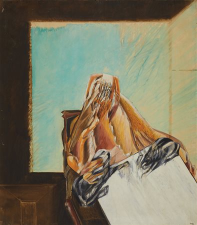 Mario Rossello , Uomo e due gatti