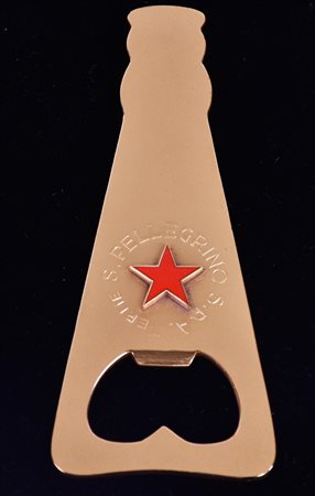 APRIBOTTIGLIE IN ORO GIALLO a bassa caratura pubblicitario per Sanpellegrino...