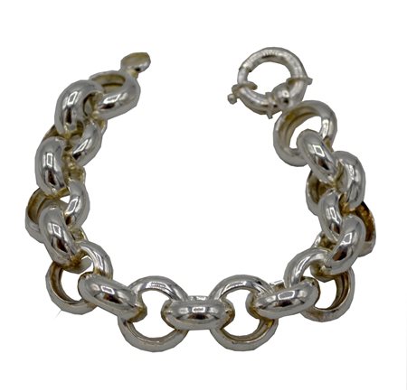 BRACCIALE in argento cm 22 compreso il moschettone g 40
