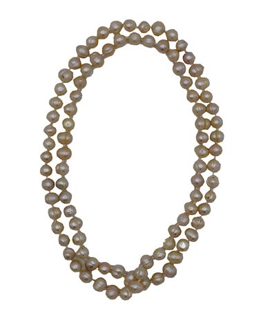 COLLANA DI PERLE DI FIUME cm 44 g 90
