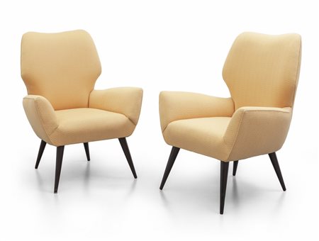 DUE POLTRONE, circa 1960. <br>Strutture e gambe 