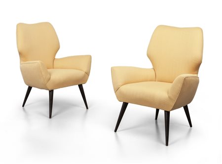 DUE POLTRONE, circa 1960. <br>Strutture e gambe 