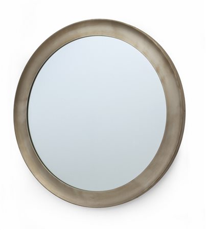  UNO SPECCHIO DA PARETE, anni '60. <br>Ottone 