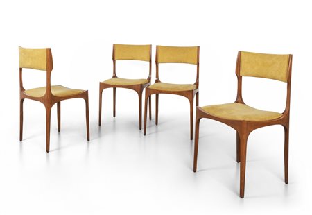 GIUSEPPE GIBELLI <br>Quattro sedie 'Elisabetta' 