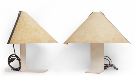 VICO MAGISTRETTI <br>Due lampade da tavolo 