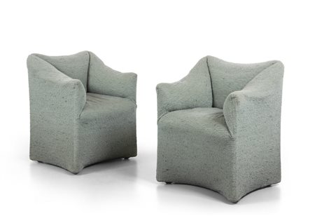 MARIO BELLINI <br>Due poltrone 'Piccola 