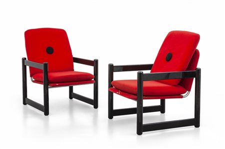 SCHIROLLI (Editore)<br>Due poltrone 'Pierrot', 