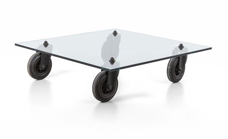 GAE AULENTI <br>Un 'Tavolo con ruote' (modello 