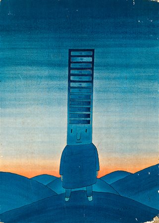 JEAN MICHEL FOLON (1934-2005) - Calendario Olivetti, 1971