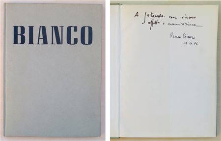 REMO BIANCO (CON AUTOGRAFO) – catalogo Edizioni del Cavallino, Venezia, 1962, a cura di Alain Jouffroy