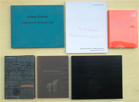 LA BIENNALE DI VENEZIA – Lotto unico di 6 cataloghi, mostre in padiglioni stranieri