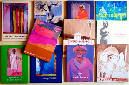 SAVERIO BARBERO – Lotto unico di 11 cataloghi (1 CON AUTOGRAFO)