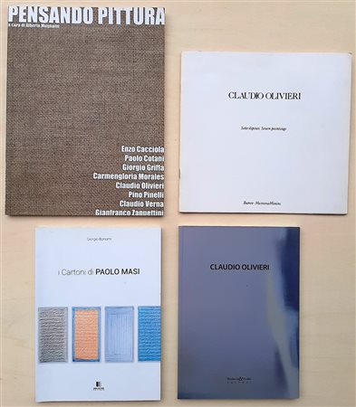 PITTURA ANALITICA (OLIVIERI, MASI, PENSANDO PITTURA) – Lotto unico di 4 cataloghi