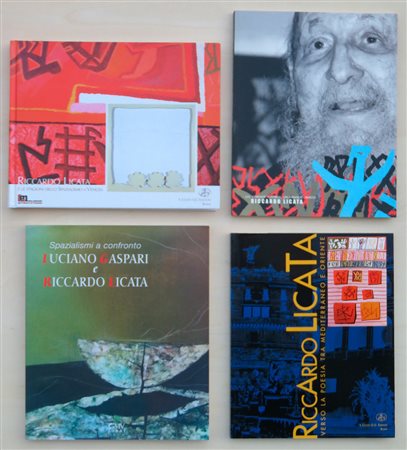 RICCARDO LICATA E LUCIANO GASPARI - Lotto unico di 4 cataloghi