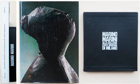 MARINO MARINI E LA SCULTURA ITALIANA – Lotto unico di 2 cataloghi