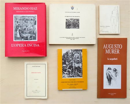 ARTE GRAFICA E INCISA – Lotto unico di 6 libri