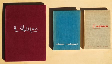 ULISSE MELEGARI – Lotto unico di 3 cataloghi