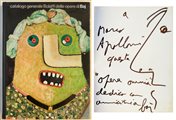 ENRICO BAJ (CON DISEGNO, DATA 1974 E FIRMA) – Catalogo generale Bollaffi dell'opera di Baj, 1973, a cura di Crispolti
