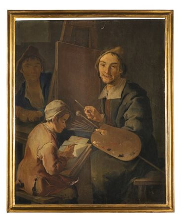 Giacomo Francesco Cipper Ritratto del pittore
Olio su tela, cm 118x94
In cornice