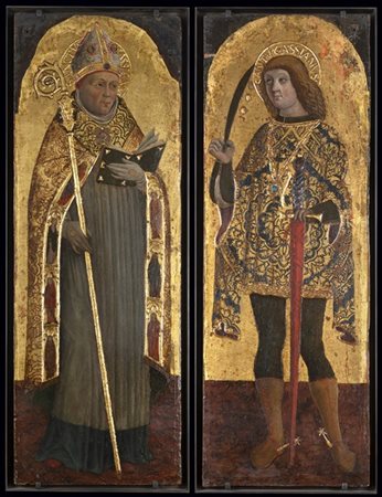 Andrea De' Passeris San Cassiano vescovo; San Cassiano martire, 1491Coppia di d
