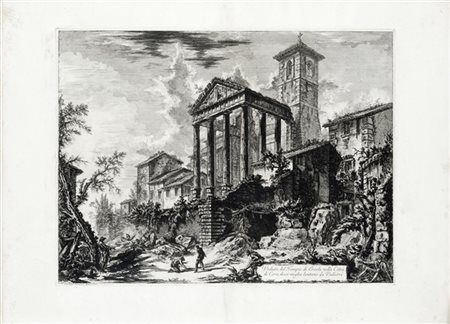 Giovanni Battista Piranesi Veduta del Tempio di Ercole nella città di Cora
Acqua