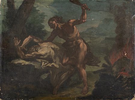 Scuola emiliana del secolo XVIII

Caino e Abele
Olio su tela, cm 44x59
(difetti