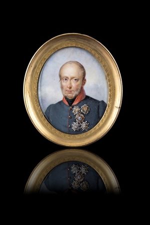 Maestro dell'inizio del secolo XIX "Ritratto di Francesco I Re delle Due Sicili