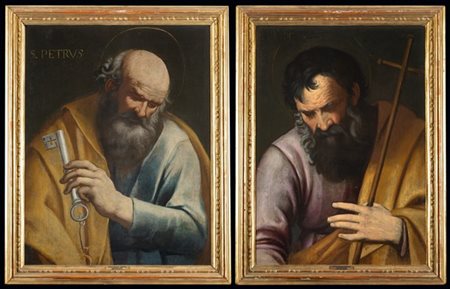 Scuola lombarda del secolo XVII

San Pietro; San Filippo
Coppia di dipinti ad o