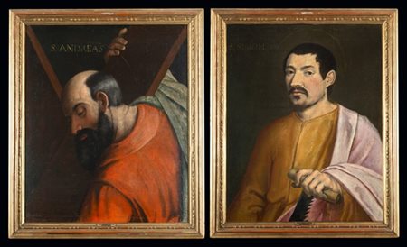 Scuola lombarda del secolo XVII

Sant'Andrea; San Simone
Coppia di dipinti ad o