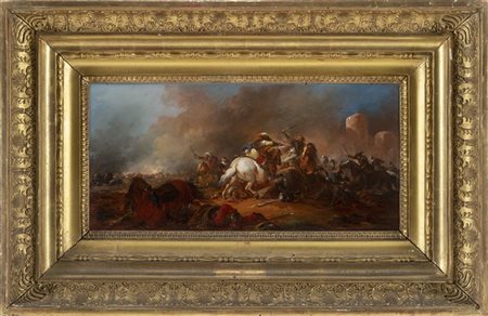 Scuola dell'Italia settentrionale, secolo XVIII

Scena di battaglia
Olio su tav