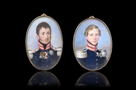 Miniaturisti del secolo XIX "Ritratto di Federico Guglielmo III re di Prussia"