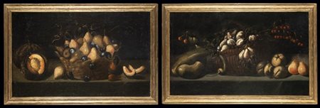 Scuola dell'Italia settentrionale, secolo XVII 

Composizione con zucche e cest