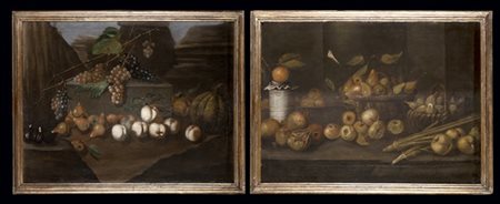 Scuola dell'Italia settentrionale, secolo XVIII

Composizione con uva, pere, pe
