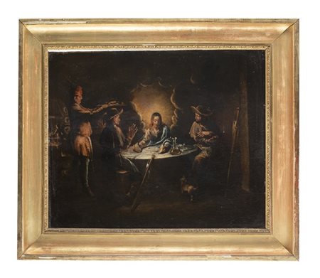Scuola veneta del secolo XVII

Cena in Emmaus
Olio su tela, cm 55x69,5
In corni