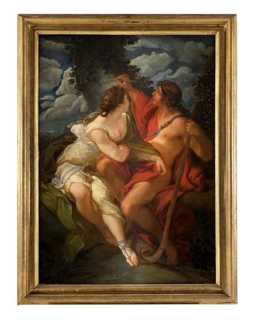 Benedetto Luti (attr.)

Angelica e Medoro
Olio su tela, cm 187x131
Etichetta al