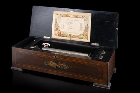 PAILLARD
Scatola musicale modello "Fortissimo Piccolo" in cassa di legno ad int