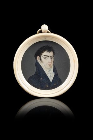 Monogrammista G.P., secolo XVIII/XIX "Ritratto del musicista Luigi Cherubini" m