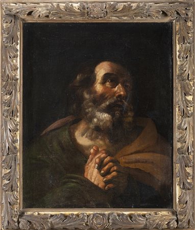 Scuola romana del secolo XVII

San Pietro
Olio su tela, cm 74x59
In cornice int