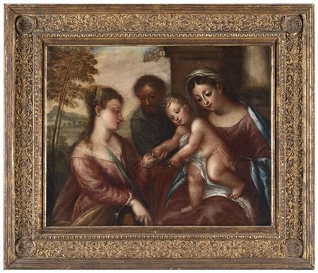 Scuola veneta del secolo XVII

Matrimonio mistico di Santa Caterina d'Alessandr