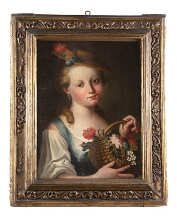 Scuola veneta della fine del secolo XVIII

Ritratto di giovane donna con cesta