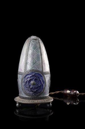 Gabriel Argy Rousseau Lampada da tavolo modello "Rosaces". Francia, 1923ca. Past