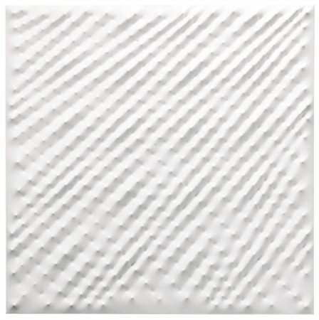 ENRICO CASTELLANI N. 1930 SUPERFICIE BIANCA signed, titled and dated 1985 on...