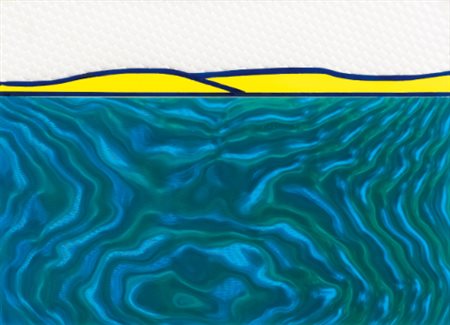 ROY LICHTENSTEIN 1923 - 1997 LANDSCAPE signed and dated 1963, rowlux and...