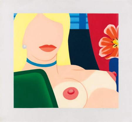 TOM WESSELMANN 1931-2004 NUDE PAINTING PRINT signed, dated 80 and numbered...