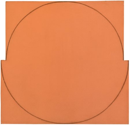 ROBERT MANGOLD N. 1937 UNTITLED signed, titled and dated 1973 on the reverse,...