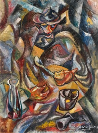 ANTONIO MARASCO 1896 - 1970 BEVITORE signed and dated '19; signed, titled,...